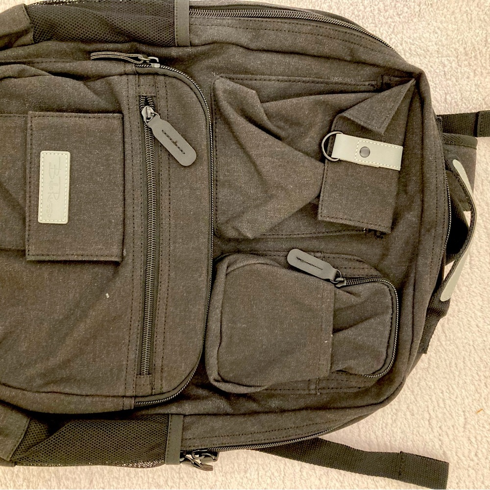 NEW 17 INCH CANVAS LAPTOP BLACK BACKPACK FOR WOMEN OR MEN